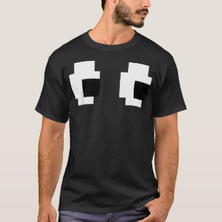 Retro Arcade Game Ghost Eyes Halloween T-Shirt