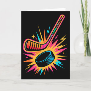 Retro Arcade Ice Hockey Card