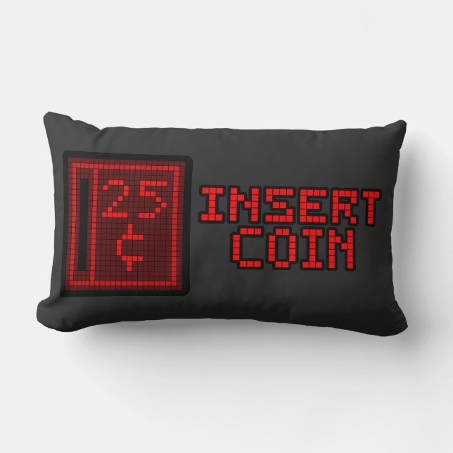 Retro Arcade Pillow Big Print (Front)
