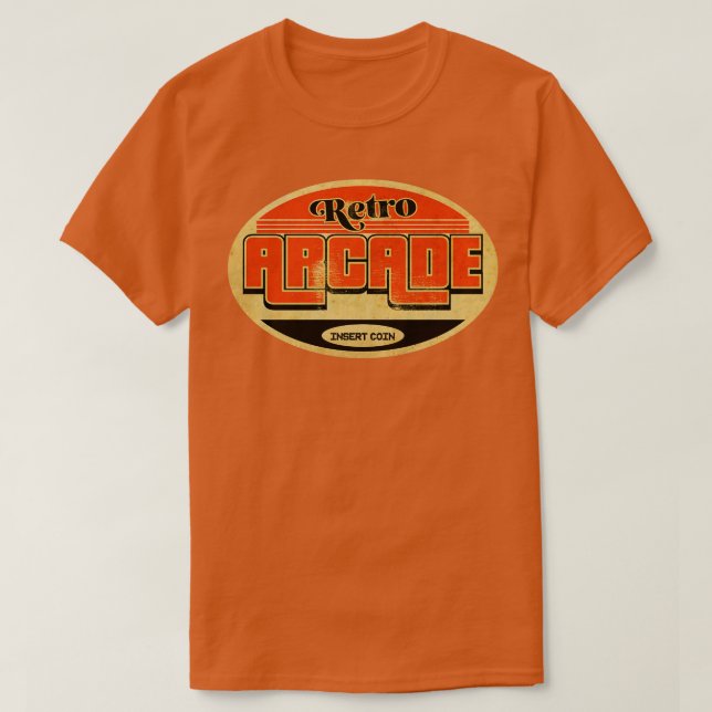 Retro Arcade Player T-Shirt (Design Front)
