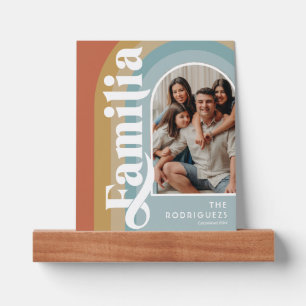 Retro Arch Familia Name Picture Ledge