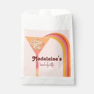 Retro Arch Vintage Sunset Abstract Bachelorette Favor Bag