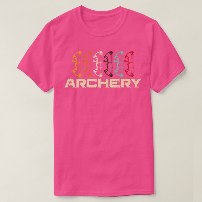 Retro Archery I Bow I Archer  T-Shirt (Design Front)