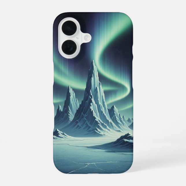 Retro Arctic Glow iPhone Case (Back)