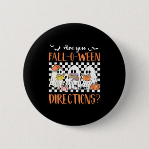 Retro Are You Fall O Ween Directions Teacher Hallo Button