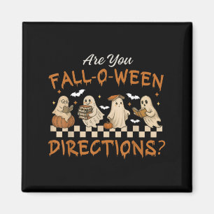 Retro Are You Fall O Ween Directions Teacher Hallo Magnet