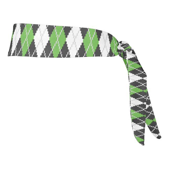 Retro Argyle Athletic Headband (Rotate 90)