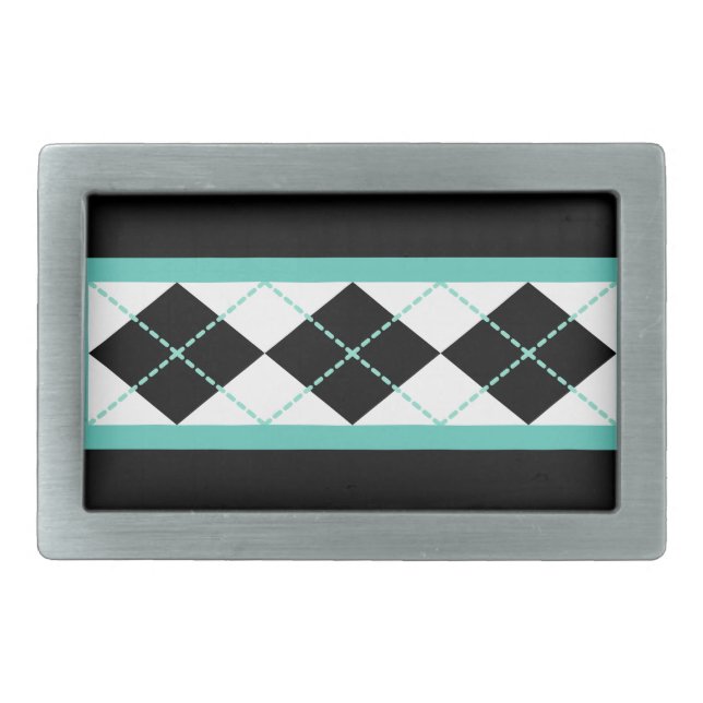 Retro Argyle Belt Buckle Gift (Front)