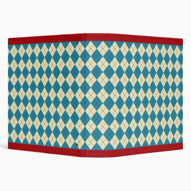 Retro Argyle Binder (Background)
