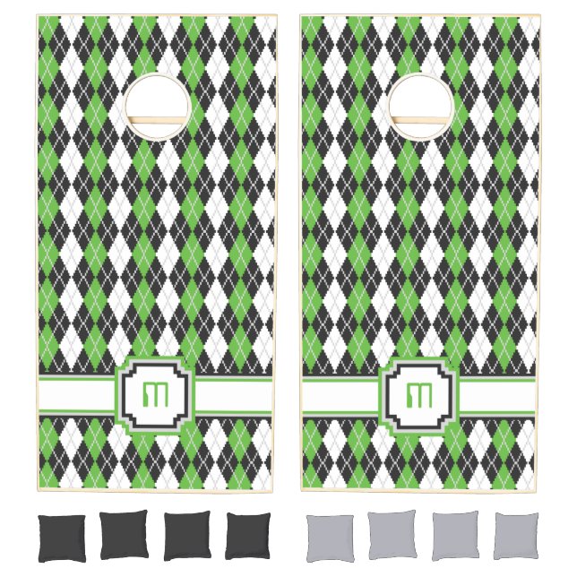 Retro Argyle Cornhole Set (Set)