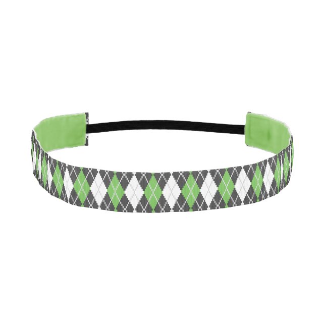 Retro Argyle Headband (Front)