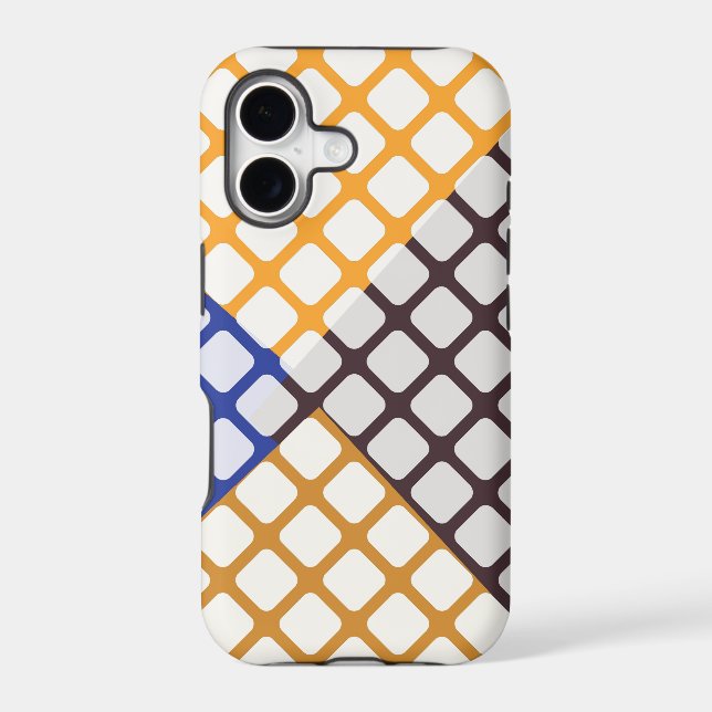 Retro Argyle Iphone Case (Back)