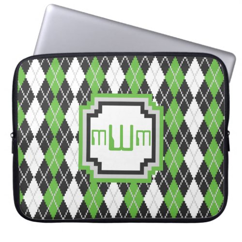 Retro Argyle Laptop Sleeve