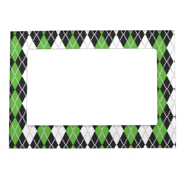 Retro Argyle Magnetic Frame (Front)