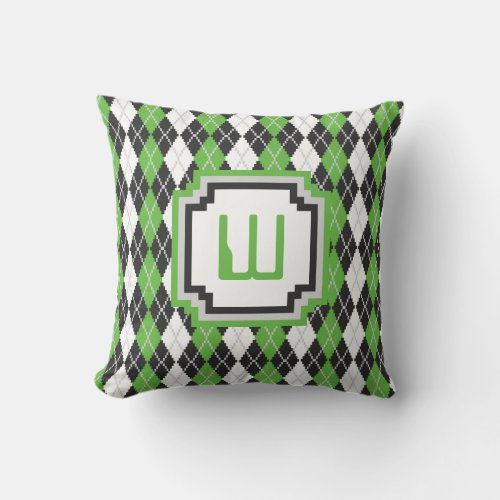 Retro Argyle Pillow