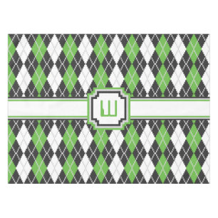 Retro Argyle Tablecloth