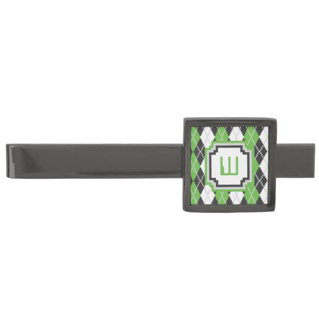 Retro Argyle Tie Bar (Front)