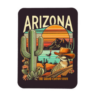 Retro Arizona Magnet