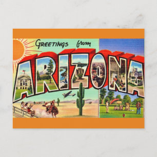 Retro Arizona Postcard
