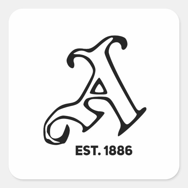 Retro Arsenal  Square Sticker (Front)