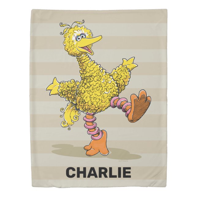 Retro Art Big Bird Duvet Cover (Front)