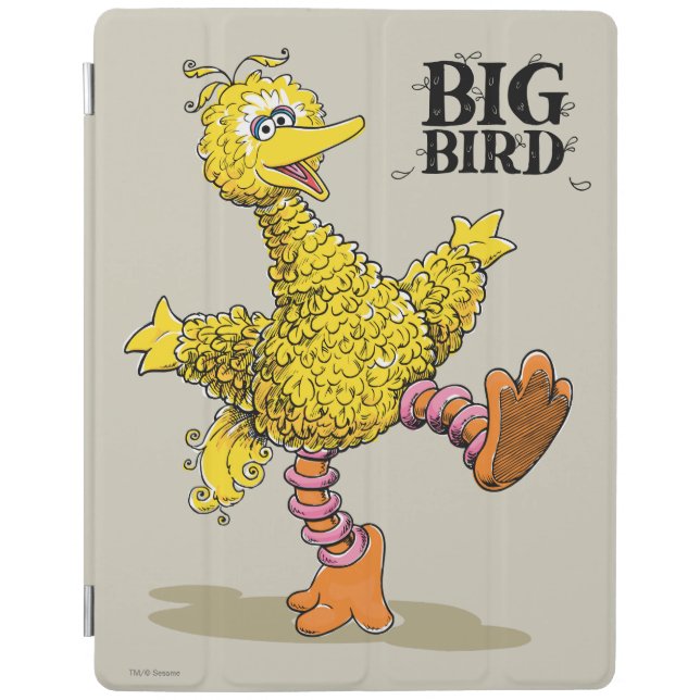 Retro Art Big Bird iPad Smart Cover (Front)