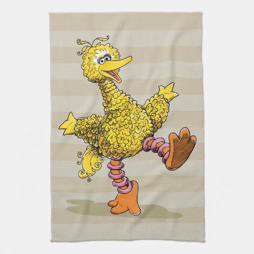 Retro Art Big Bird Kitchen Towel