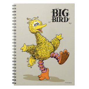 Retro Art Big Bird Notebook