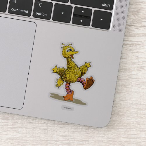 Retro Art Big Bird Sticker