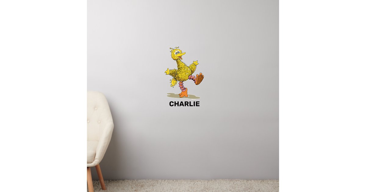 Retro Art Big Bird Wall Decal Zazzle