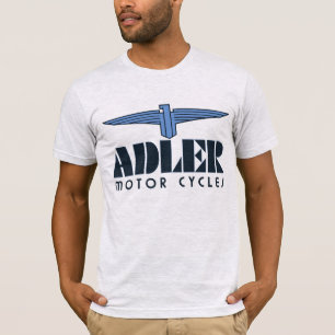 Retro art deco Adler motorcycles logo eagle wing T-Shirt