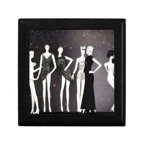 Retro Art Deco Fashion Mannequins Gift Box