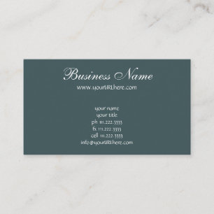 Retro Art Deco Jazz Vintage Blue Circles Pattern Business Card
