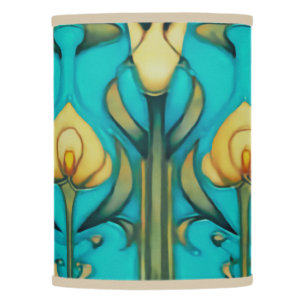 Retro,art nouveau, art design, vintage,glass art,t lamp shade