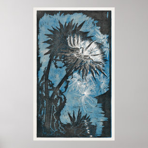 Retro Artichoke Charm: Vintage Elegance Poster