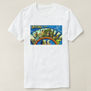 Retro Asheville NC Greetings T Shirt