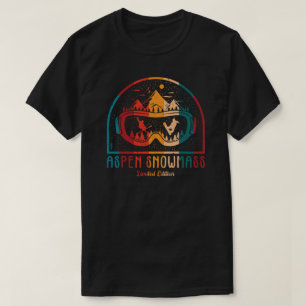 Retro Aspen Snowmass Ski Adventure is Waiting T-Shirt