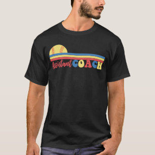 Retro Assistant Softball Coach T-Shirt