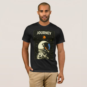Retro Astronaut Journey T-Shirt – Explore in Style