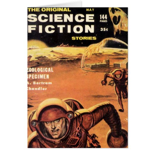 Retro Astronauts in Danger Cards (Front)