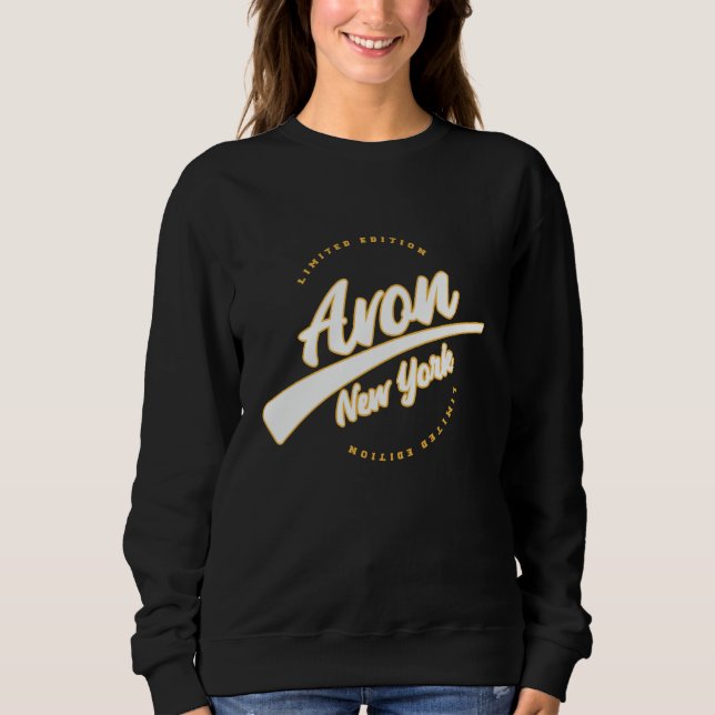 Retro Athletic Avon NY Apparel Sweatshirt (Front)