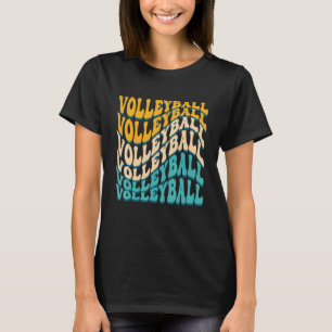 Retro Athletic Volleyball Team Sport Net Spike 31 T-Shirt