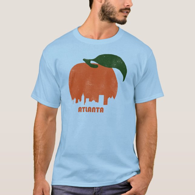 Retro Atlanta Skyline-Men T-Shirt (Front)