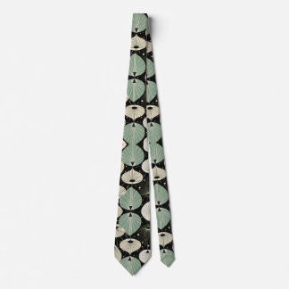 Retro Atomic Age Geometric Modern Pattern  Neck Tie