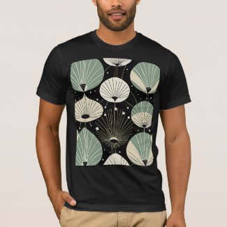 Retro Atomic Age Geometric Modern Pattern