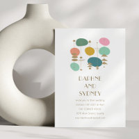 Retro Atomic Age Mid Century Modern Chic Wedding