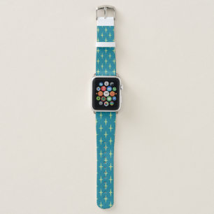 Retro Atomic Age Star Pattern Apple Watch Band