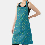 Retro Atomic Age Star Pattern Apron