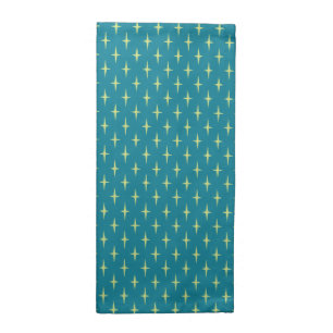 Retro Atomic Age Star Pattern Cloth Napkin