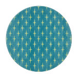 Retro Atomic Age Star Pattern Cutting Board